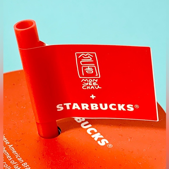 NEW NWT Starbucks 2024 Monyee Chau Tropical 24 Oz Cold Tumbler Cup Pride - Picture 4 of 8
